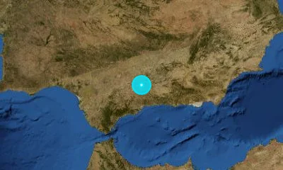 85 km SW of Jaén, Spain