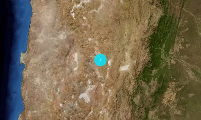 233 km NW of Salta, Argentina