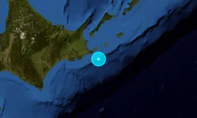 116 km E of Kushiro, Japan