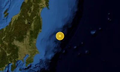 136 km ESE of Iwaki, Japan
