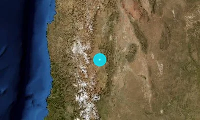 79 km W of San Juan, Argentina