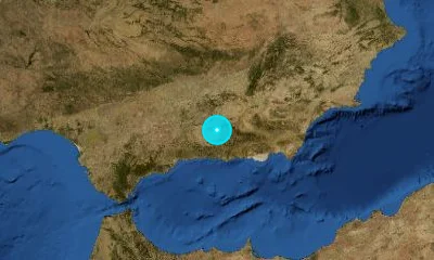 65 km SSE of Jaén, Spain