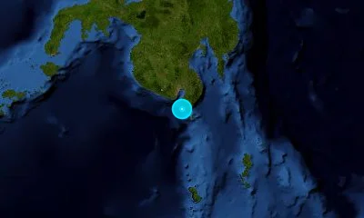 55 km S of General Santos, Philippines