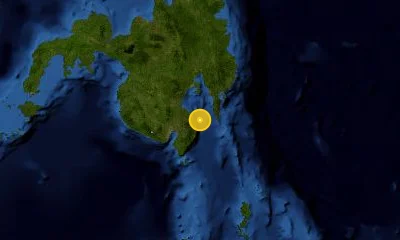 74 km ENE of General Santos, Philippines