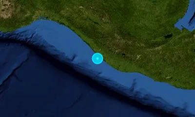 44 km SSW of Tapachula, Mexico