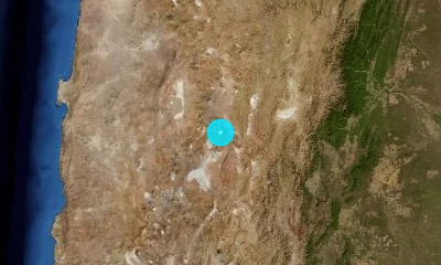 214 km WNW of Salta, Argentina
