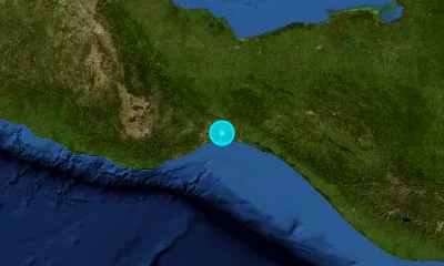 185 km S of Minatitlán, Mexico