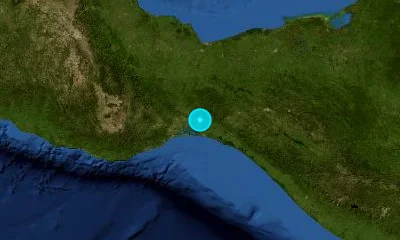 164 km S of Minatitlán, Mexico