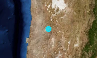 40 km ENE of Calama, Chile