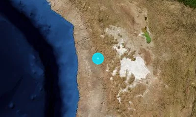 107 km ENE of Iquique, Chile
