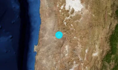 23 km ENE of Calama, Chile