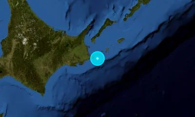 110 km ENE of Kushiro, Japan