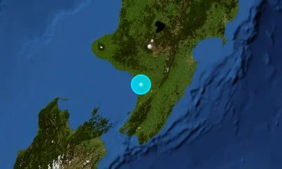 129 km NNE of Wellington, New Zealand