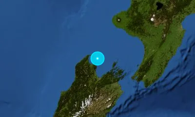 159 km WNW of Wellington, New Zealand