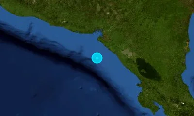 86 km SW of Chinandega, Nicaragua