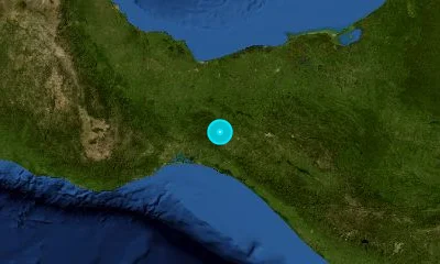 141 km SSE of Minatitlán, Mexico
