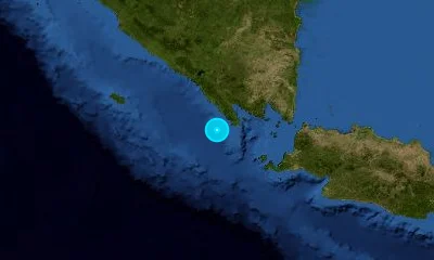 128 km WSW of Bandar Lampung, Indonesia