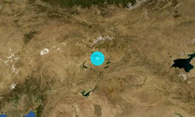 22 km WNW of Elazığ, Türkiye