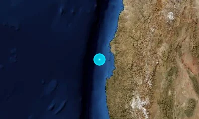 80 km WNW of La Serena, Chile