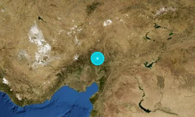 71 km WNW of Kahramanmaraş, Türkiye