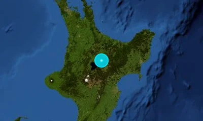 104 km S of Tauranga, New Zealand
