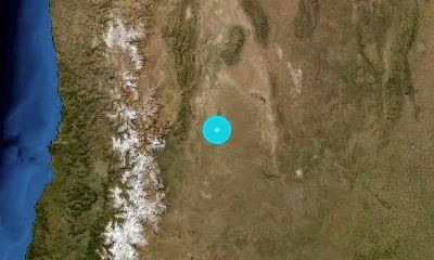 49 km E of Mendoza, Argentina