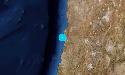 152 km NNW of Copiapó, Chile