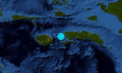 66 km NW of Ambon, Indonesia
