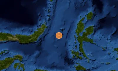 145 km ESE of Manado, Indonesia