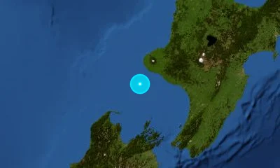 185 km NNW of Wellington, New Zealand