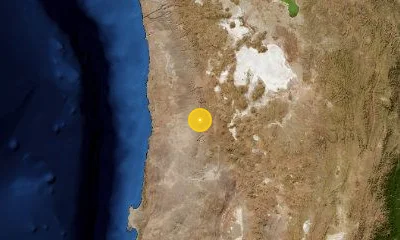 131 km N of Calama, Chile