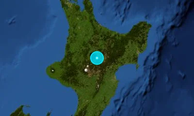 131 km S of Tauranga, New Zealand