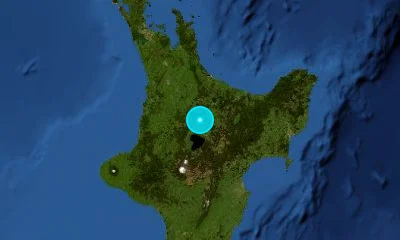 86 km SSW of Tauranga, New Zealand