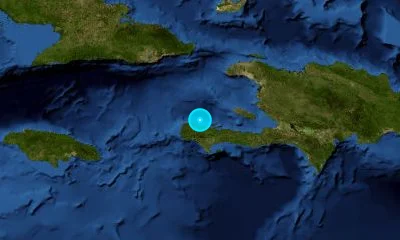 65 km NNW of Les Cayes, Haiti