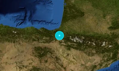 23 km NNE of Pamplona, Spain