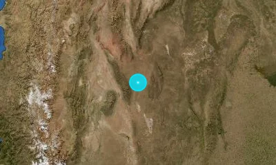 158 km S of La Rioja, Argentina