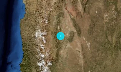 28 km NW of San Juan, Argentina