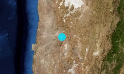 52 km ESE of Calama, Chile