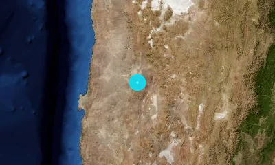 37 km SE of Calama, Chile