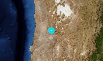 72 km NNE of Calama, Chile