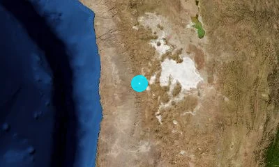 133 km ESE of Iquique, Chile