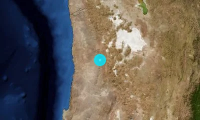155 km SE of Iquique, Chile