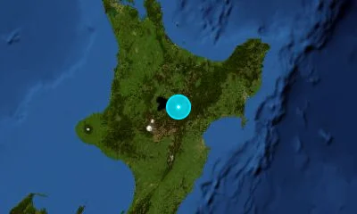 27 km SE of Taupo, New Zealand