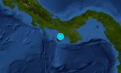 80 km SW of Santiago de Veraguas, Panama