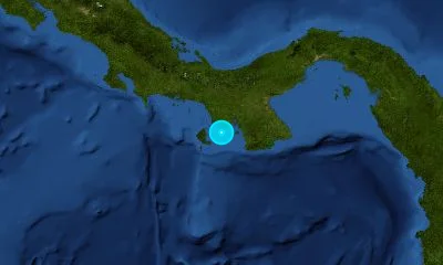 75 km SW of Santiago de Veraguas, Panama