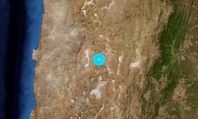 175 km SE of Calama, Chile