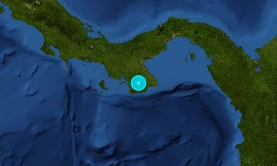 75 km SSE of Santiago de Veraguas, Panama