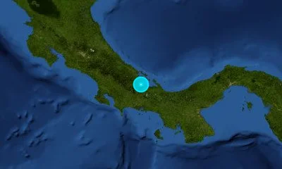 52 km SSE of Changuinola, Panama