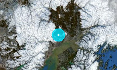 80 km WNW of Anchorage, United States