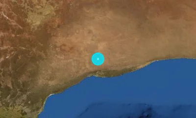 999 km E of Perth, Australia